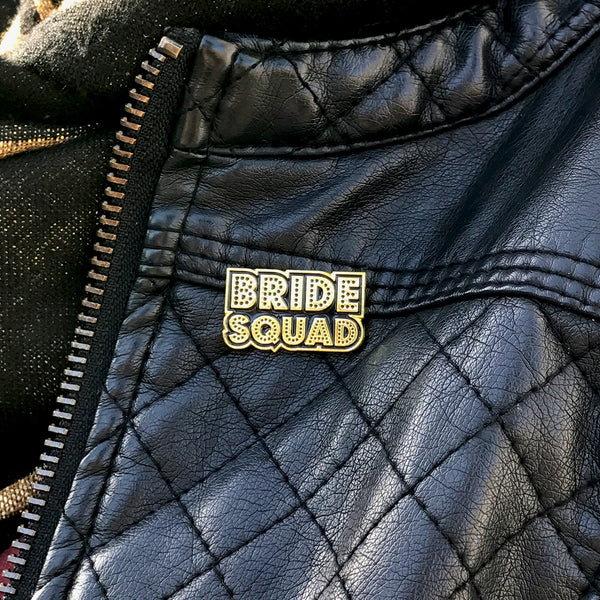 Bride Squad Hen Do / Bachelorette Party Enamel Pin Badges