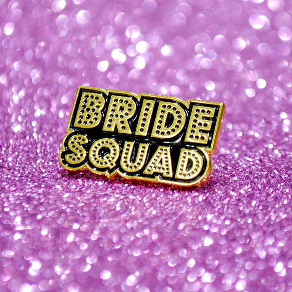 Bride Squad Hen Do / Bachelorette Party Enamel Pin Badges