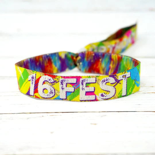 16FEST ® 16th Birthday Party Festival Wristbands