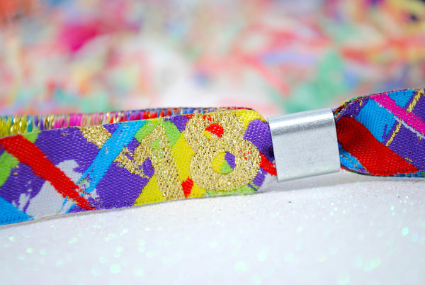 18th Birthday Party Festival Wristbands 18FEST