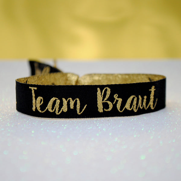 Team Braut (GERMAN) Hen Party Junggesellinnenabschied Armbänder Wristbands