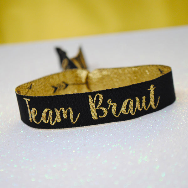 Team Braut (GERMAN) Hen Party Junggesellinnenabschied Armbänder Wristbands