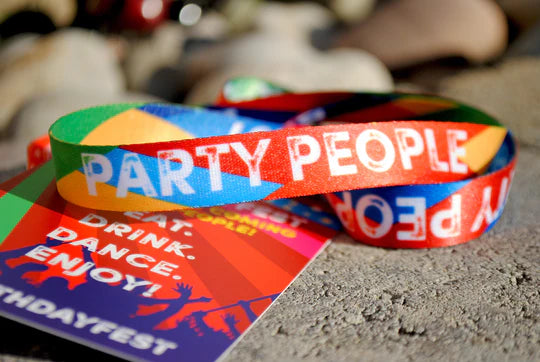 BIRTHDAYFEST ® Festival Birthday Party VIP Lanyards