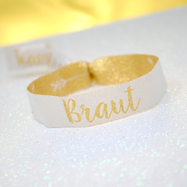 Team Braut (GERMAN) Hen Party Junggesellinnenabschied Armbänder Wristbands