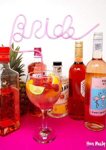 Bride Hen Party Straw