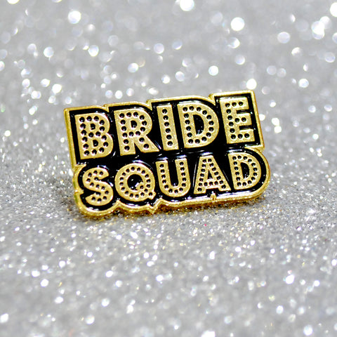Bride Squad Hen Do / Bachelorette Party Enamel Pin Badges