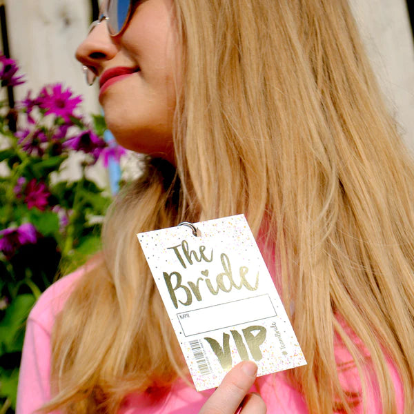 The Bride to be Hen Party VIP Pass Lanyard