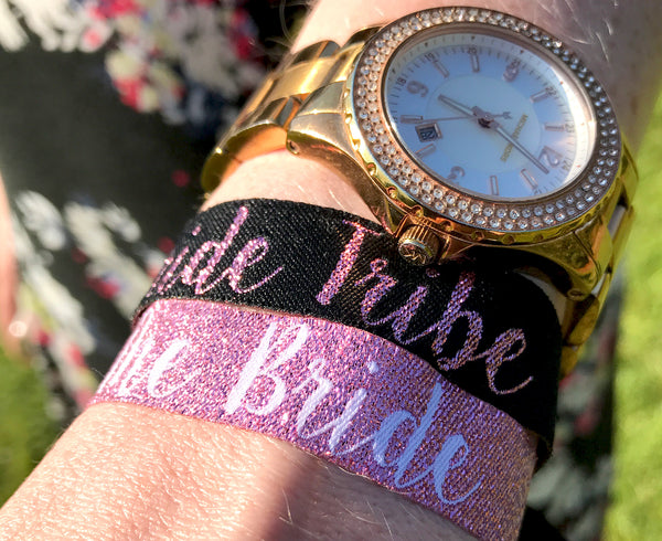 Bride Tribe 'Rose Gold' Hen Party Wristbands Favours