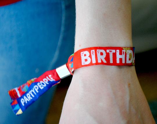 BIRTHDAYFEST Birthday Wristbands Party Favours