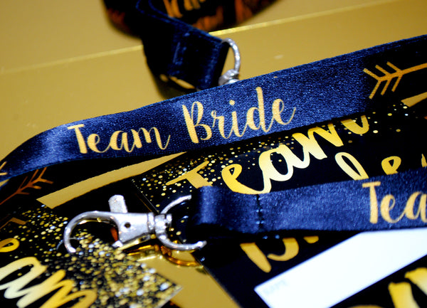 Team Bride VIP Pass Hen Party / Bachelorette Party Lanyards