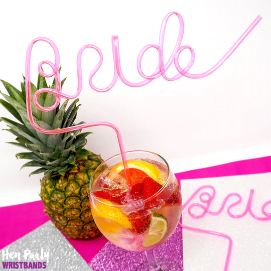 Bride Hen Party Straw