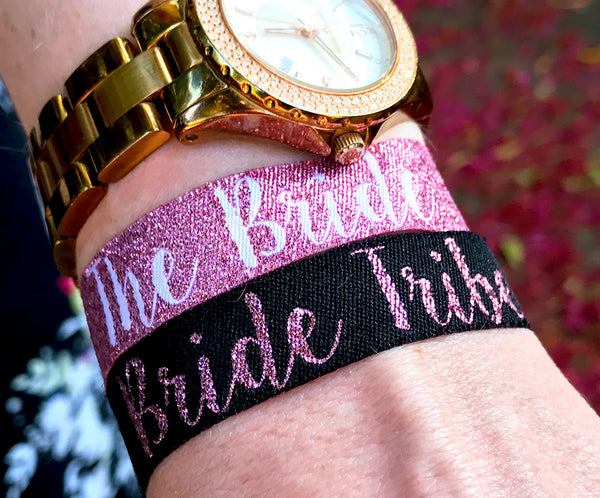 Bride Tribe 'Rose Gold' Hen Party Wristbands Favours