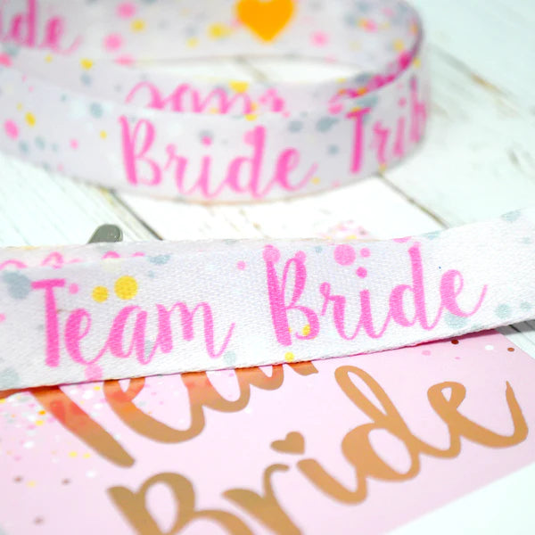Team Bride 'Rose Gold' VIP Lanyard Pass Hen~Bachelorette Party Favours
