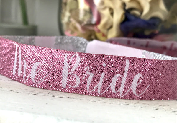 Bride Tribe 'Rose Gold' Hen Party Wristbands Favours