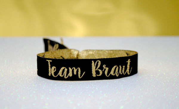 Team Braut (GERMAN) Hen Party Junggesellinnenabschied Armbänder Wristbands